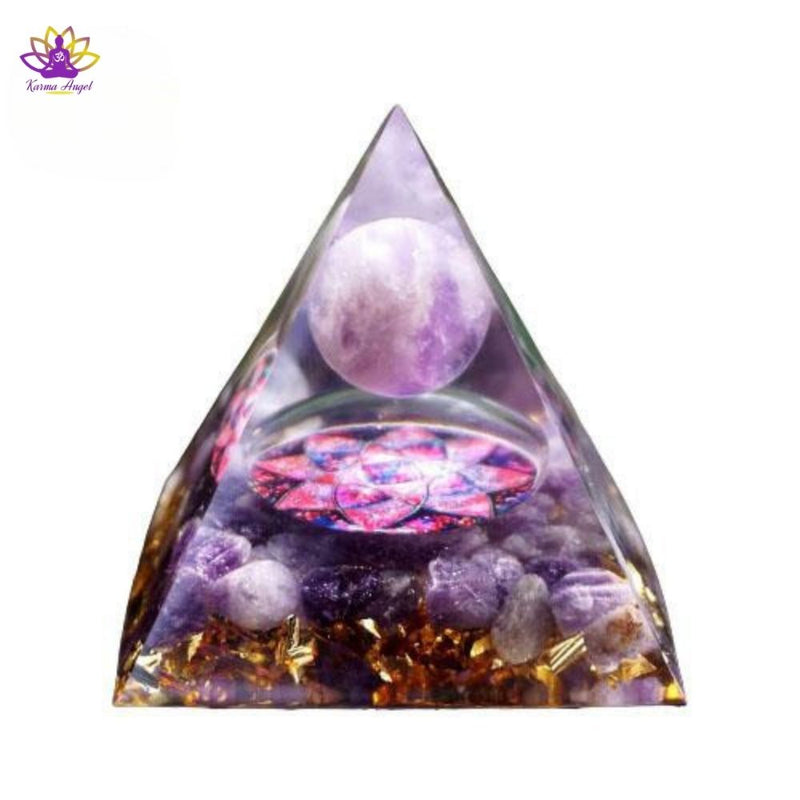 "Richesse intérieure" - Pyramide de guérison en orgonite