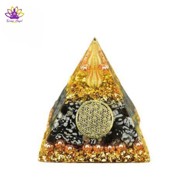 "Illumination constante" - Pyramide d’énergie Reiki en orgonite