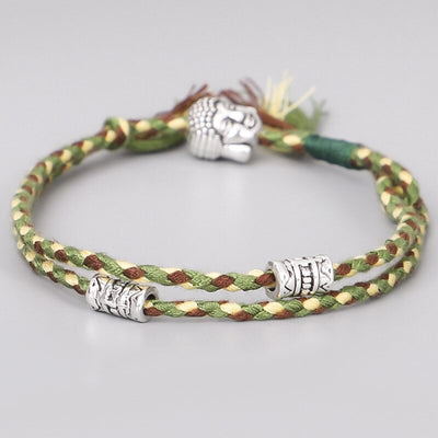 Bracelet ethnique tibétain fait à la main ajustable