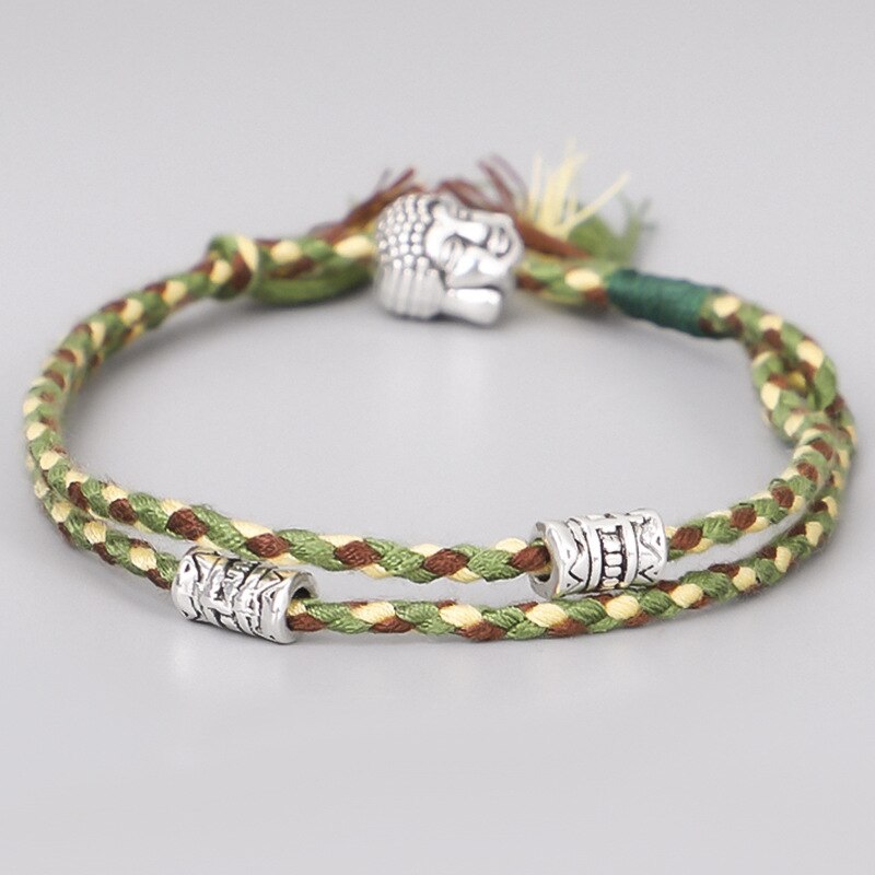 Bracelet ethnique tibétain fait à la main ajustable
