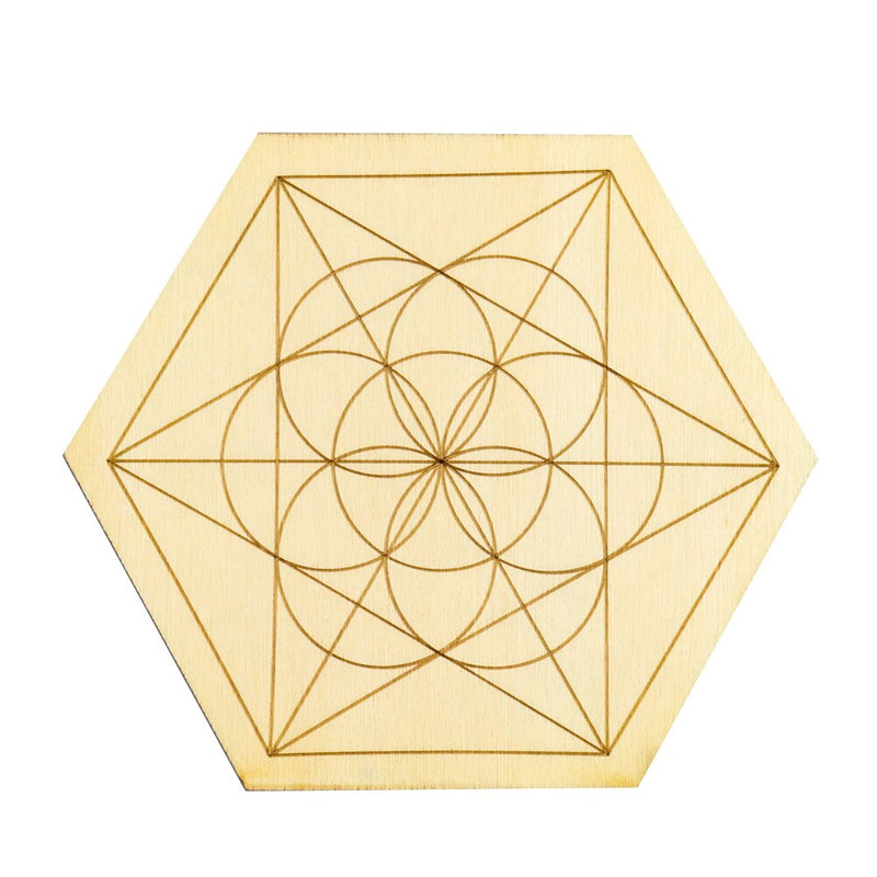 Planche de divination en bois pour pendule
