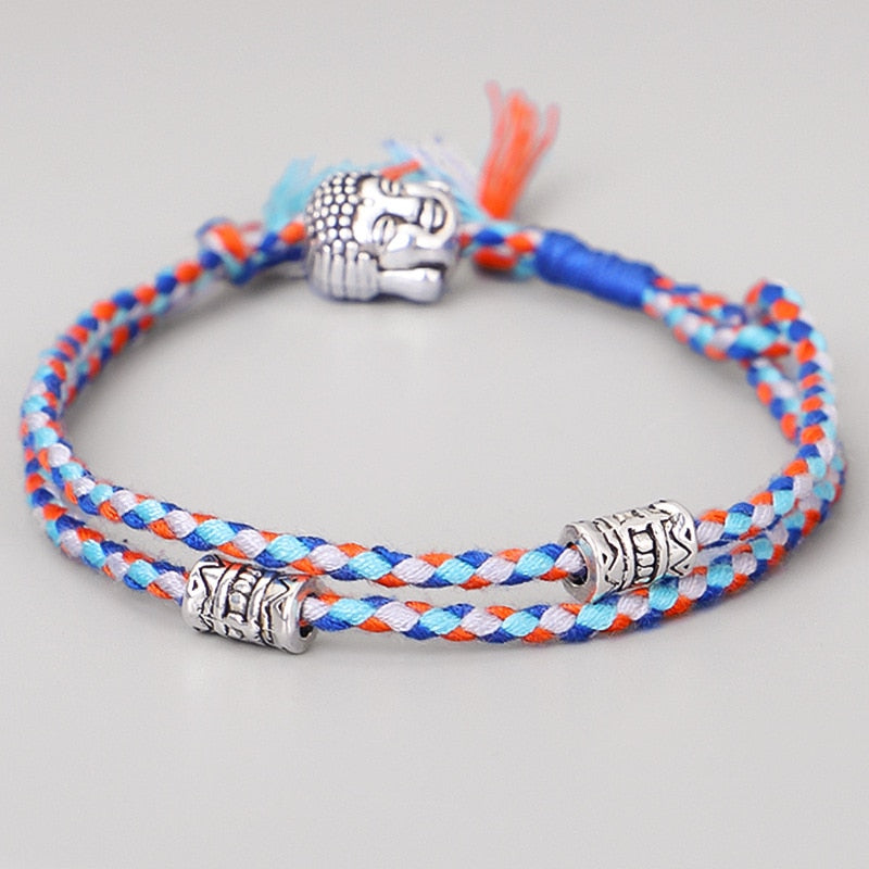 Bracelet ethnique tibétain fait à la main ajustable