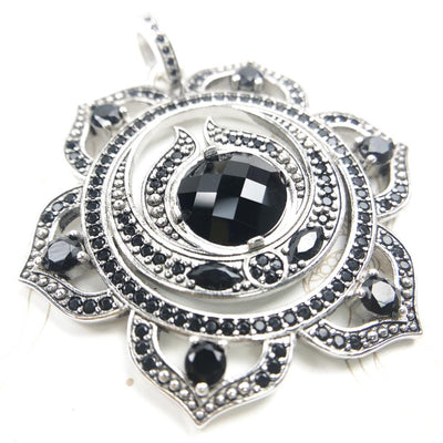 Pendentif Chakra Swadhisthana en argent massif