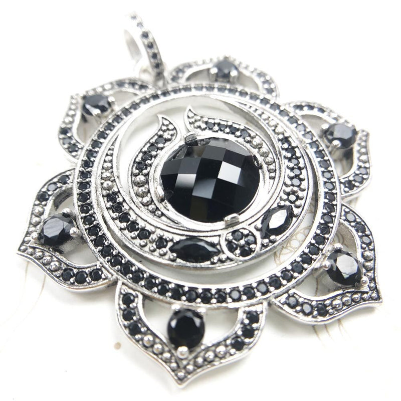 Pendentif Chakra Swadhisthana en argent massif