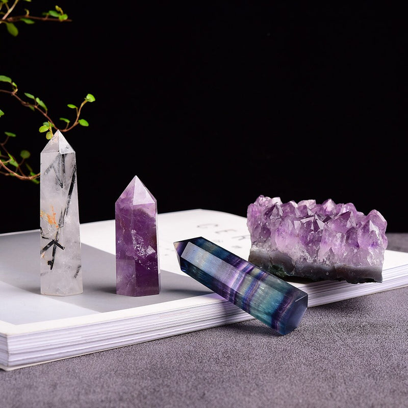 "Pouvoir vital" - Ensemble de pierres naturelles en cristal