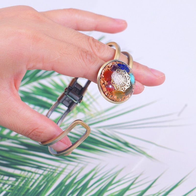 Bracelet orgonite cristal