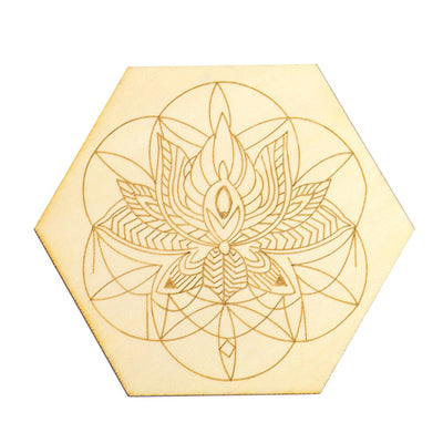 Planche de divination en bois pour pendule