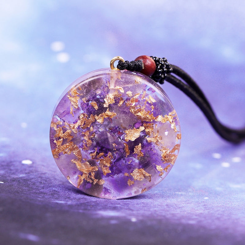 Collier de guérison spirituelle en orgonite
