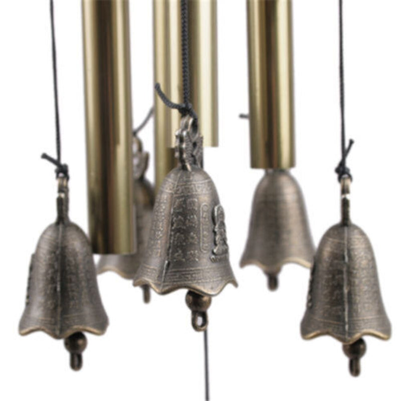 Carillon antique chinois suspendu en cuivre