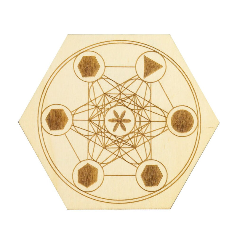 Planche de divination en bois pour pendule