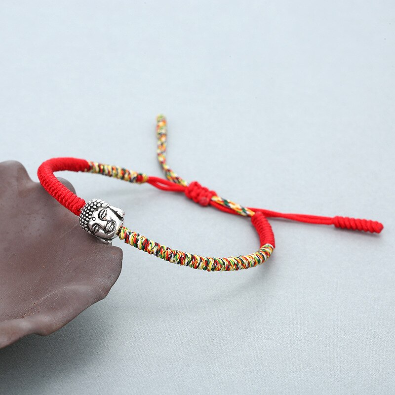 Bracelet Tibétain bouddha tissé à la main ajustable
