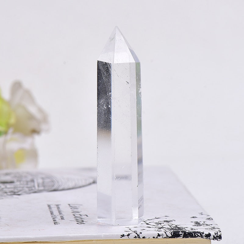 Pointe de cristal naturel 70-80 mm