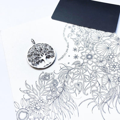 Pendentif Arbre de vie en argent