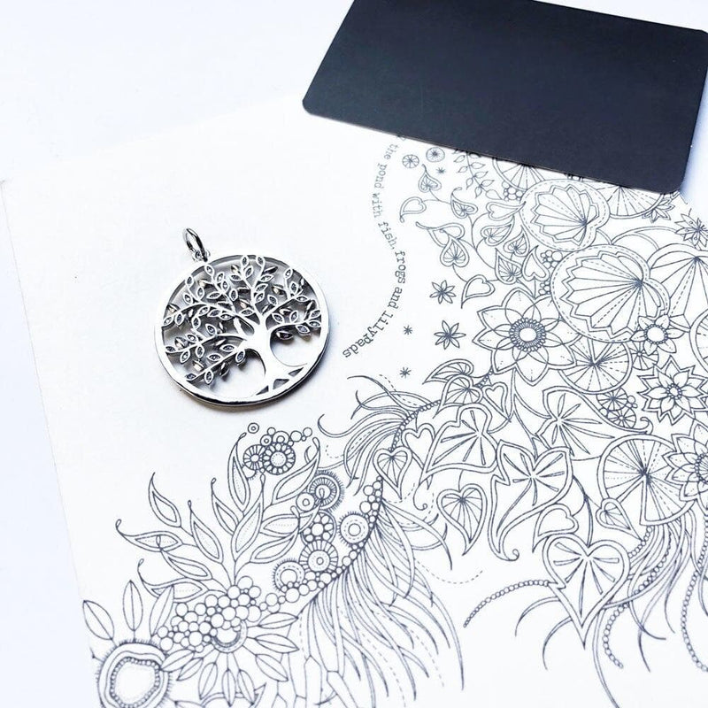 Pendentif Arbre de vie en argent