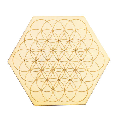 Planche de divination en bois pour pendule