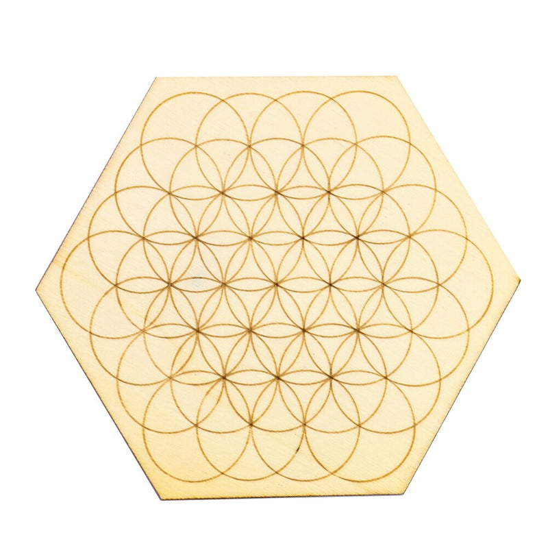 Planche de divination en bois pour pendule