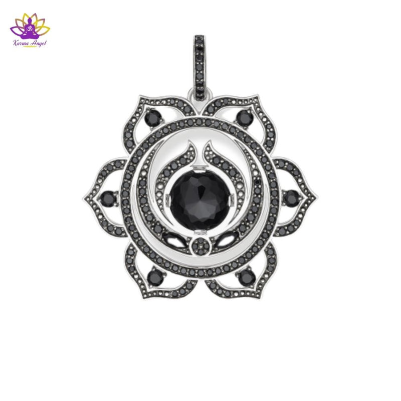 Pendentif Chakra Swadhisthana en argent massif