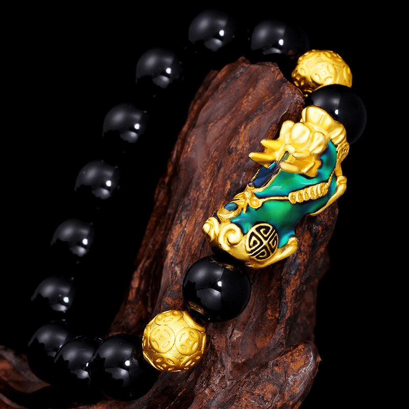 bracelets bouddhiste pixiu changement de couleur