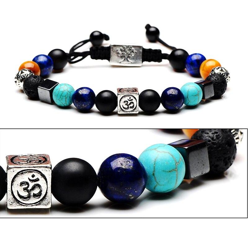 Bracelet pierre du 3ème œil, ajustable