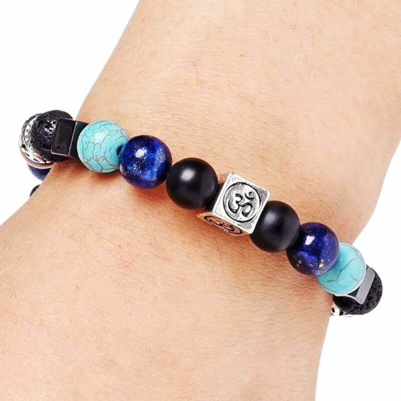 Bracelet pierre du 3ème œil, ajustable